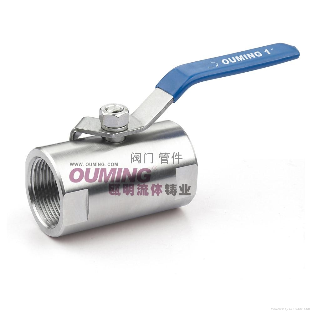 不锈钢内螺纹片式球阀Q11F-16P 中国浙江省OUMING制造的高质量阀门